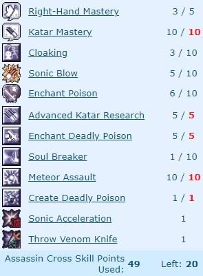 best off hand to slot assassin cross|Revo classic assassin cross guide .